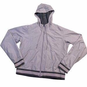Nike Womens Y2K Vintage Track Jacket Windbreaker Hoodie Lilac Size L (12/14)